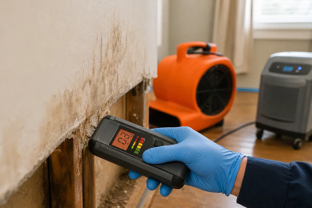 Restoration company marketing campaign management showing emergency lead tracking
