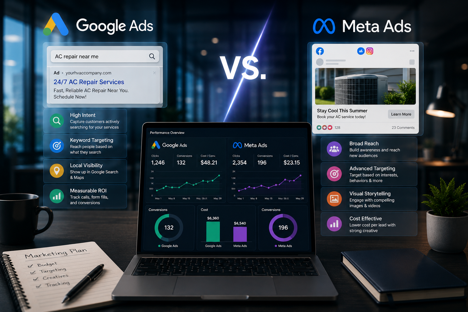 Google Ads vs. Meta Ads: Where Should You Put Your Money?
